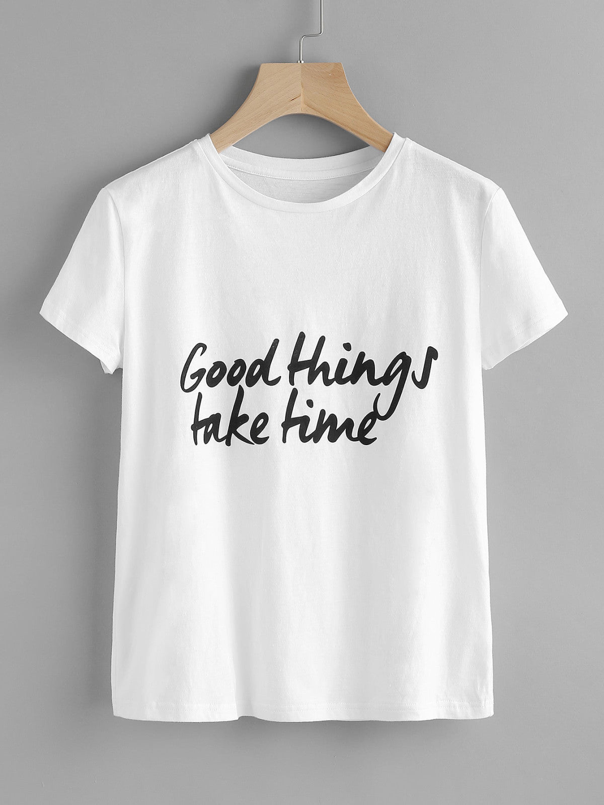 T-shirt ″Good Things Take Time″